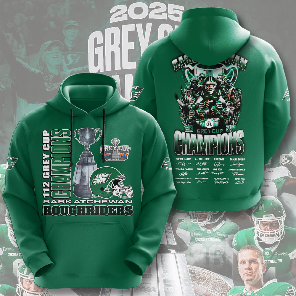 Saskatchewan Roughriders 3D Apparel – TMTHU2402