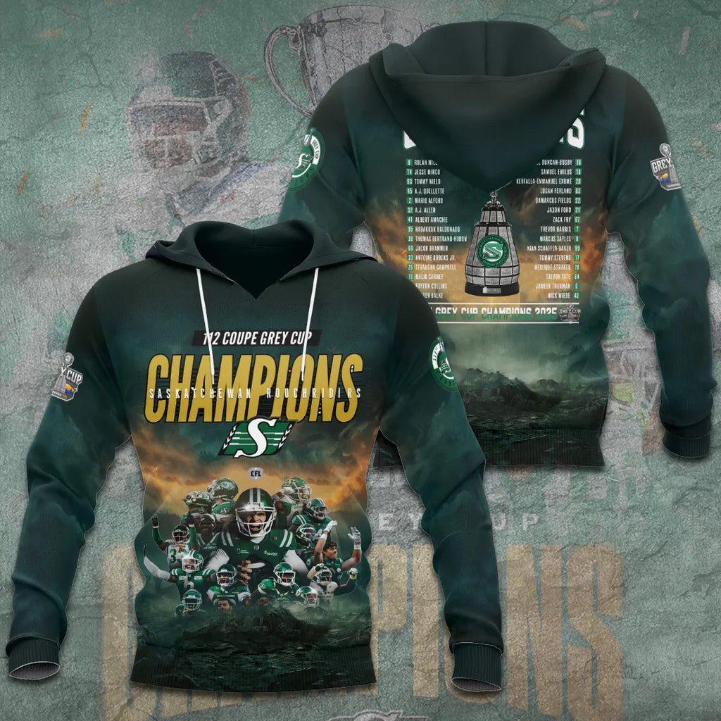 Saskatchewan Roughriders 3D Apparel – GNE4715
