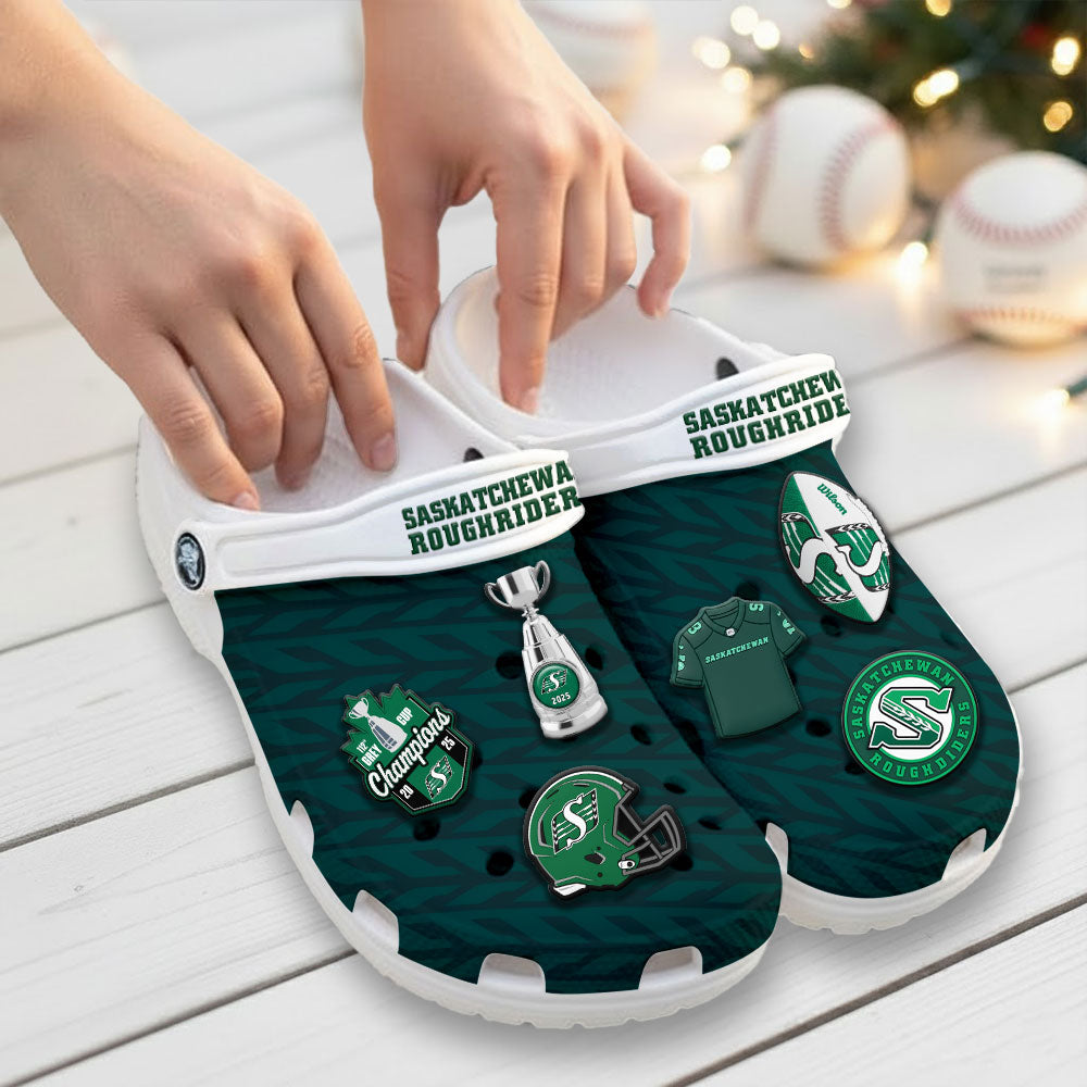 Saskatchewan Roughriders Custom Clogs – TMTHU2412
