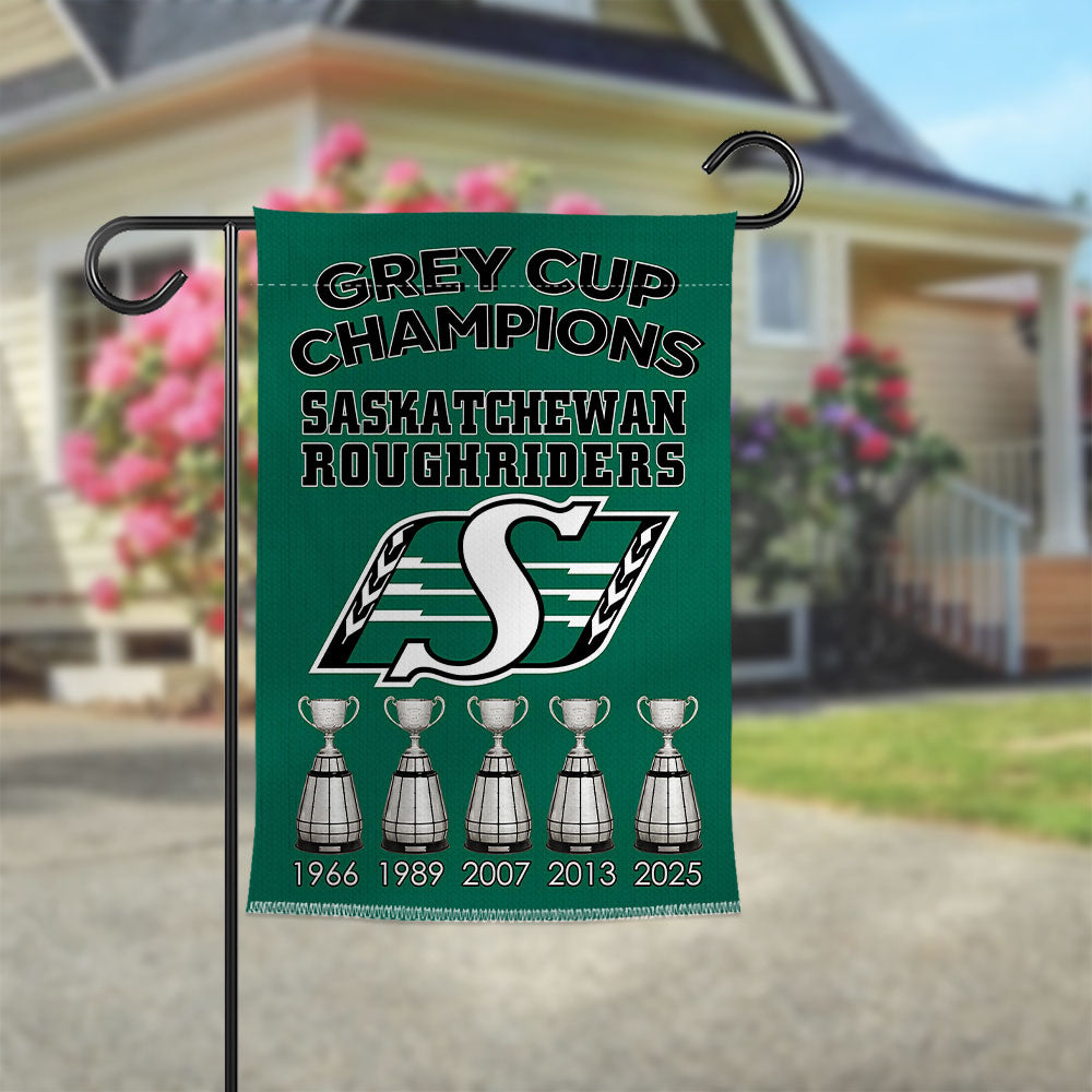 Saskatchewan Roughriders Double-side Garden Flag – TMTHU2255