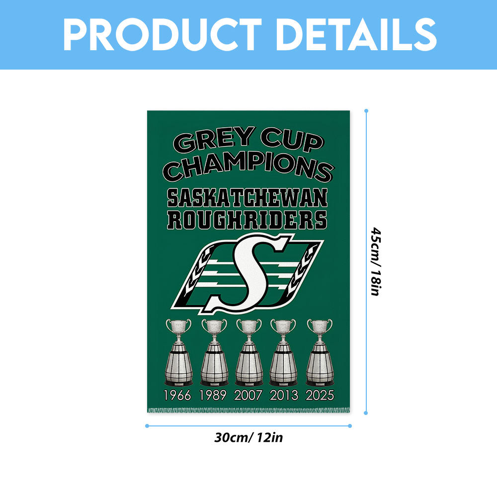 Saskatchewan Roughriders Double-side Garden Flag – TMTHU2255