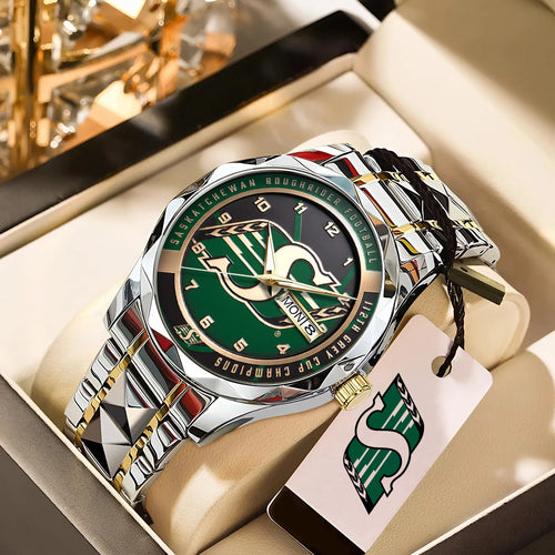 Saskatchewan Roughriders 2025 Grey Cup Champions Alloy Luxury Quartz Watch – TANTN18920