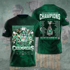 Saskatchewan Roughriders 2025 Grey Cup Champions 3D Apparel – TANTN18827