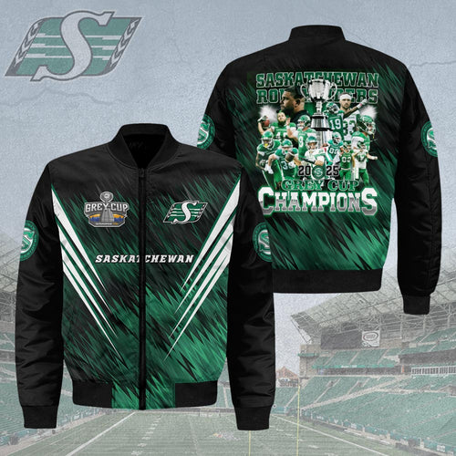 Saskatchewan Roughriders 3D Bomber Jacket – HOATT14718