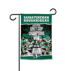Saskatchewan Roughriders 2025 Grey Cup Champions Double-side Garden Flag – TMTHU2251