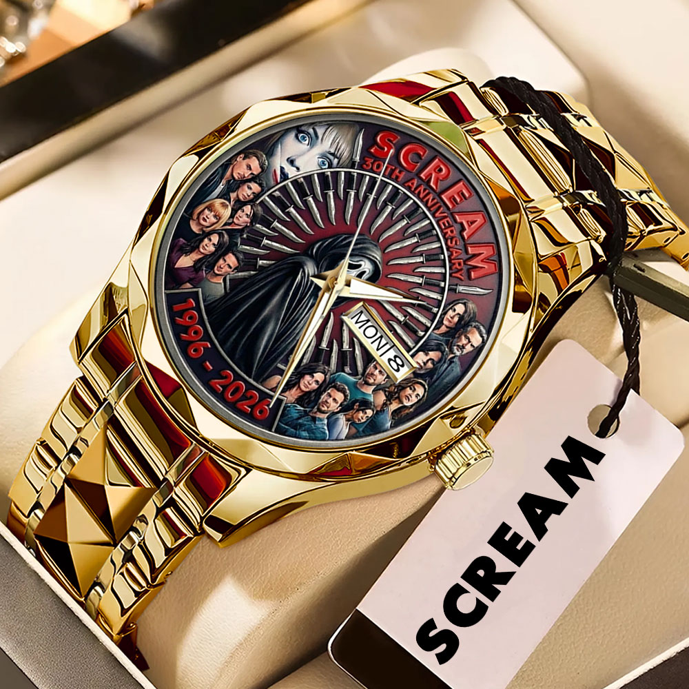 Scream 30th Anniversary Alloy Luxury Quartz Watch – TMTHU3696