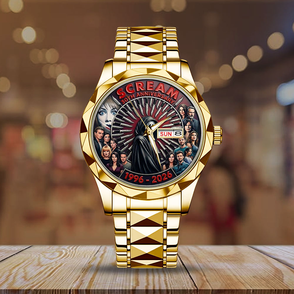 Scream 30th Anniversary Alloy Luxury Quartz Watch – TMTHU3696