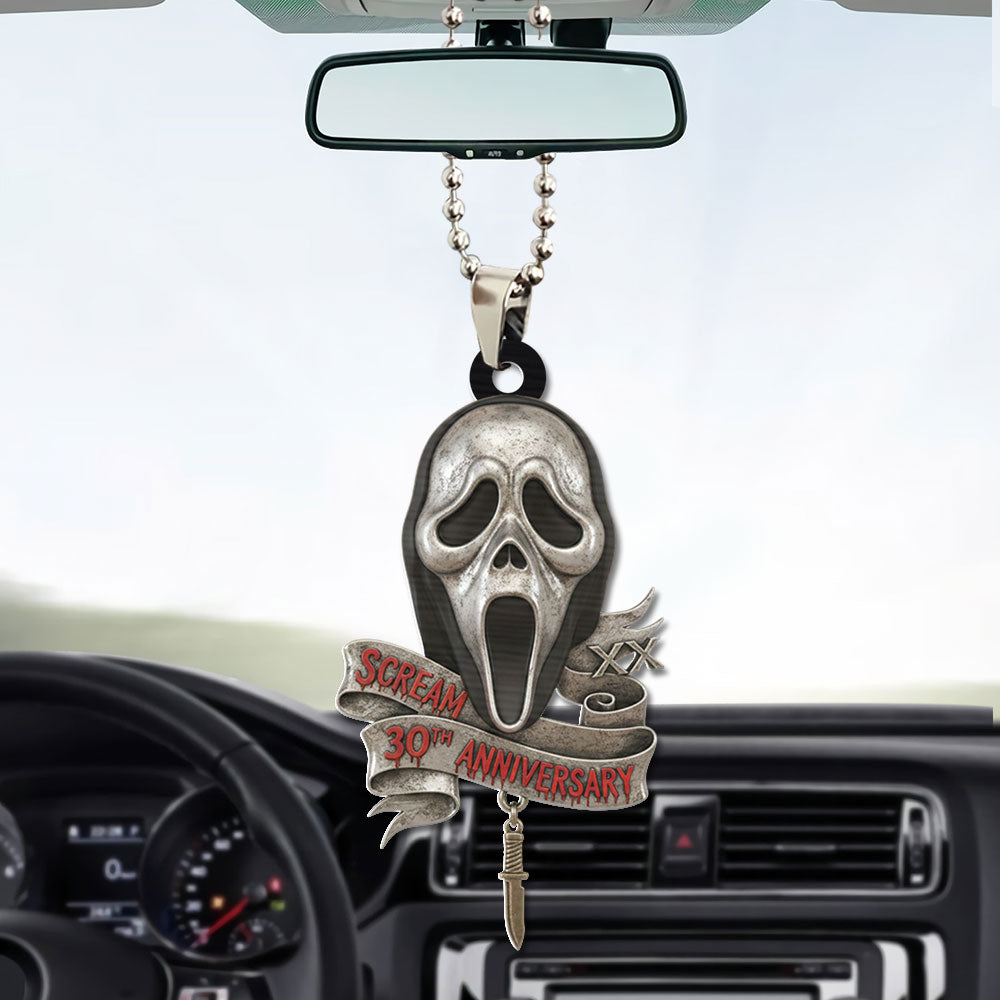 Scream 30th Anniversary Custom shape 2-sided Acrylic Car Ornament – GNE4890