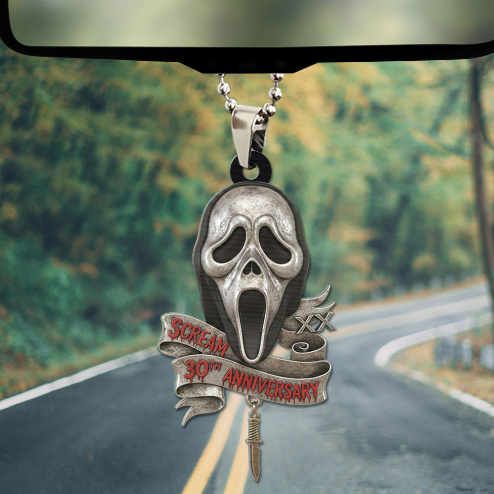 Scream 30th Anniversary Custom shape 2-sided Acrylic Car Ornament – GNE4890