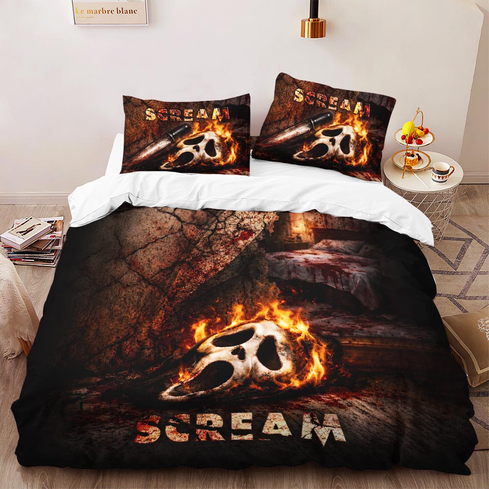 Scream 3-Piece Duvet Bedding Set – GNE5111