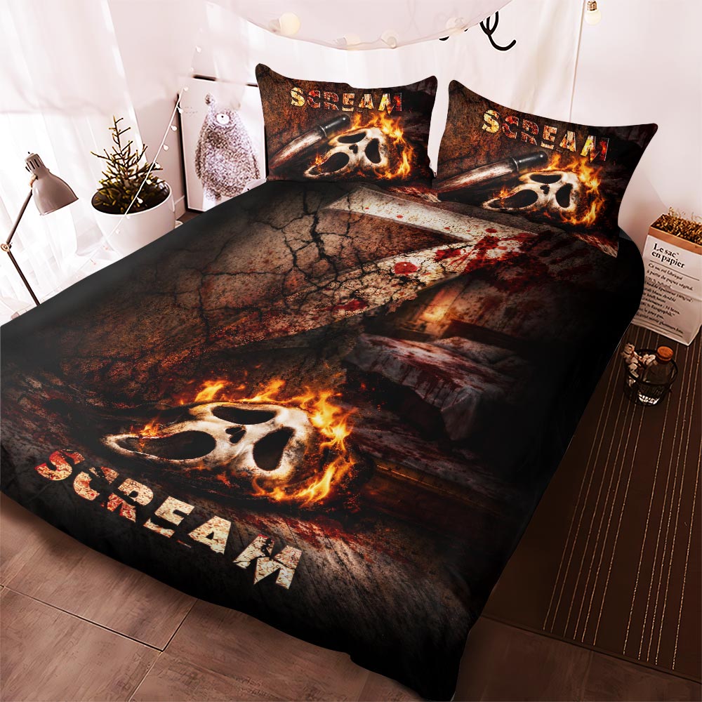 Scream 3-Piece Duvet Bedding Set – GNE5111