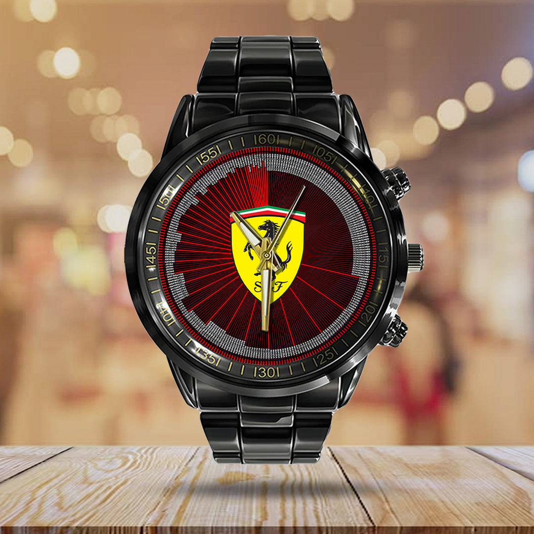 Scuderia Ferrari Black Stainless Steel Watch – TANTN24131