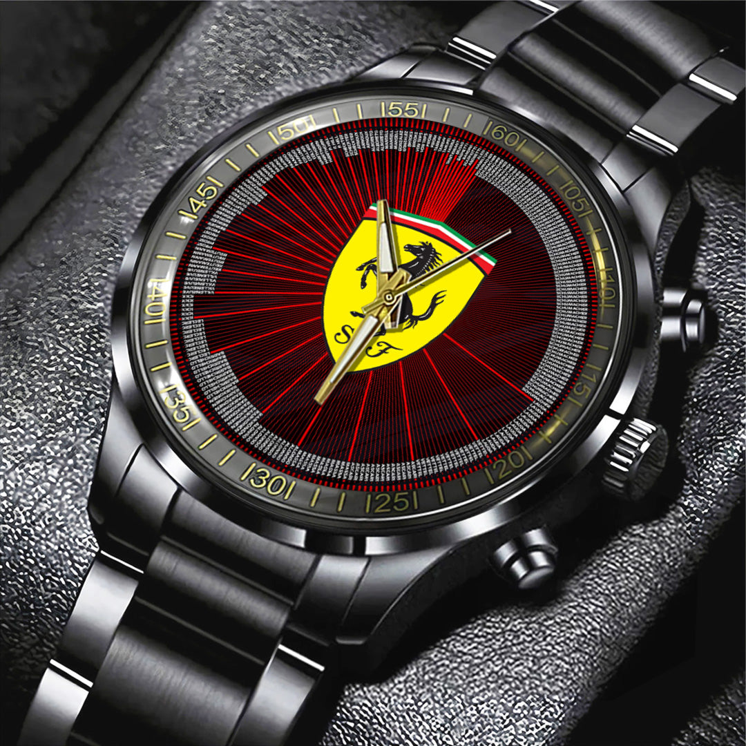 Scuderia Ferrari Black Stainless Steel Watch – TANTN24131