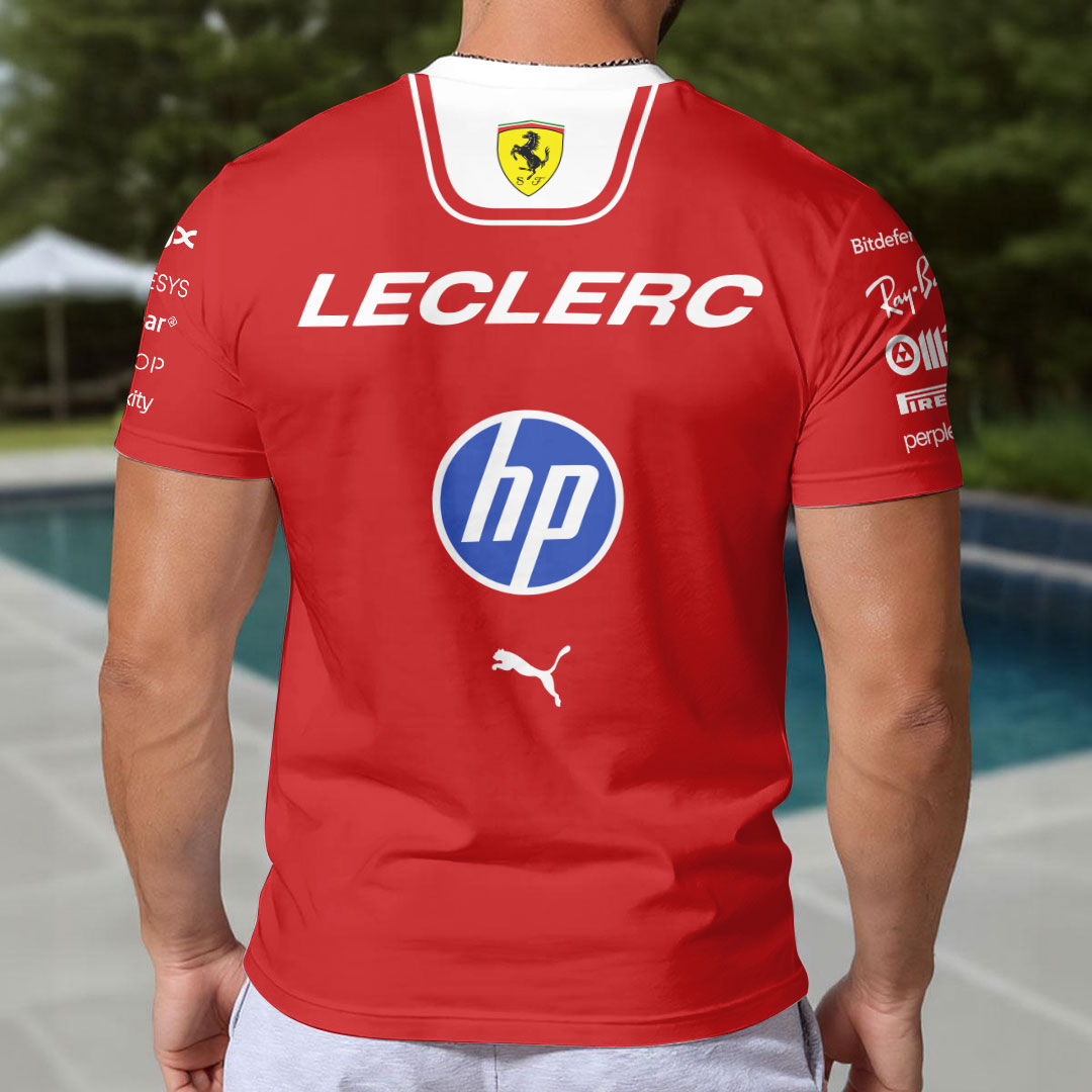 Scuderia Ferrari x Charles Leclerc 2026 3D Apparel – HOATT15775