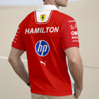 Scuderia Ferrari x Lewis Hamilton 2026 Zip Polo Shirt – HOATT15773
