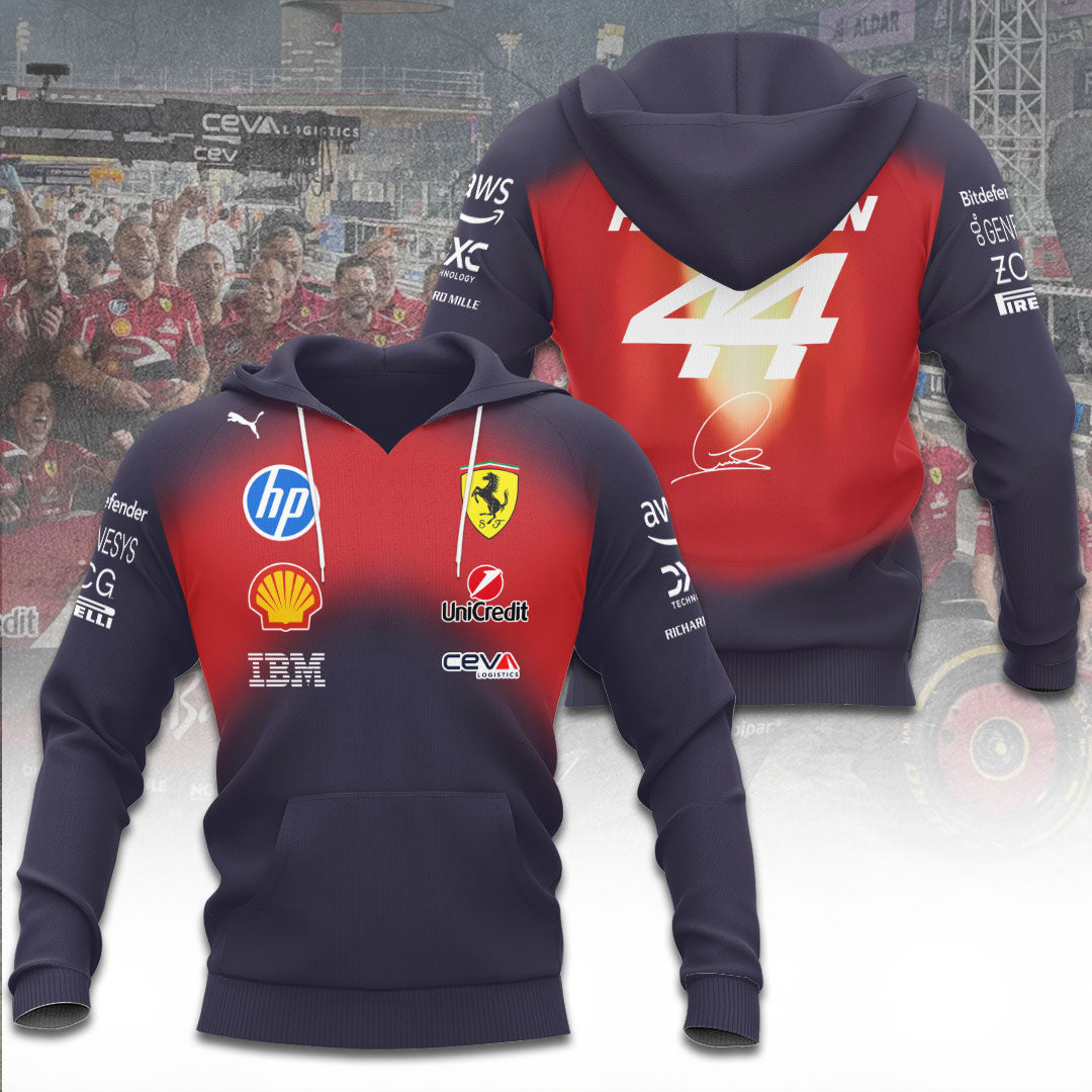 Scuderia Ferrari F1 Team x Lewis Hamilton 2026 3D Apparel – TANTN22476