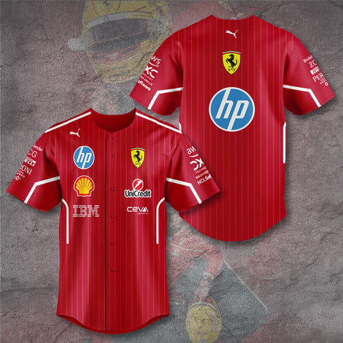 Scuderia Ferrari Baseball Jersey – TANTN 10731