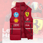 Scuderia Ferrari x Lewis Hamilton 3D Sleeveless Down Jacket – HOATT13435