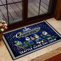 Seattle Seahawks 2025 Super Bowl LX Champions Custom Doormat – GNE5917