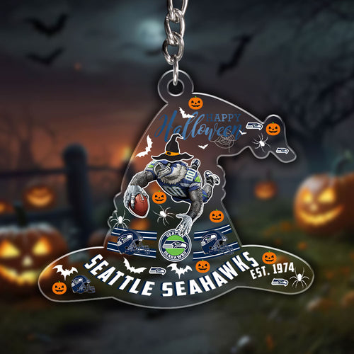 Seattle Seahawks Custom Shape 1-side Printed Acrylic Keychain – HOATT12992