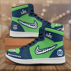 Seattle Seahawks 2025 Super Bowl LX Champions AJ1 Sneaker – TMTHU3982