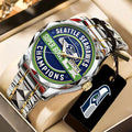 Seattle Seahawks 2025 Super Bowl LX Champions Alloy Luxury Quartz Watch – TANTN21007