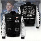Seattle Seahawks 2025 Super Bowl LX Champions 3D Bomber Jacket – TANTN21092