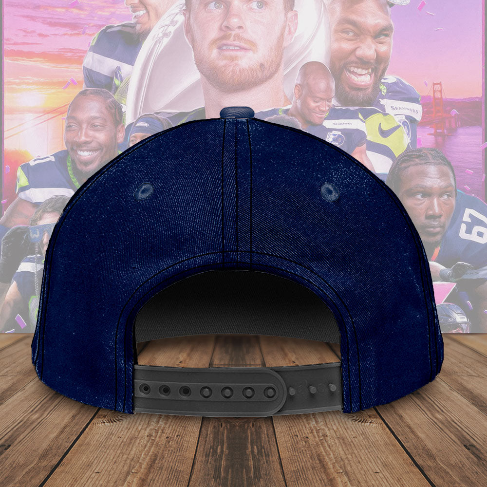 Seattle Seahawks 2025 Super Bowl LX Champions Classic Cap – TMTHU3892
