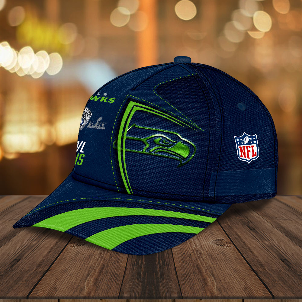Seattle Seahawks 2025 Super Bowl LX Champions Classic Cap – HOATT16256