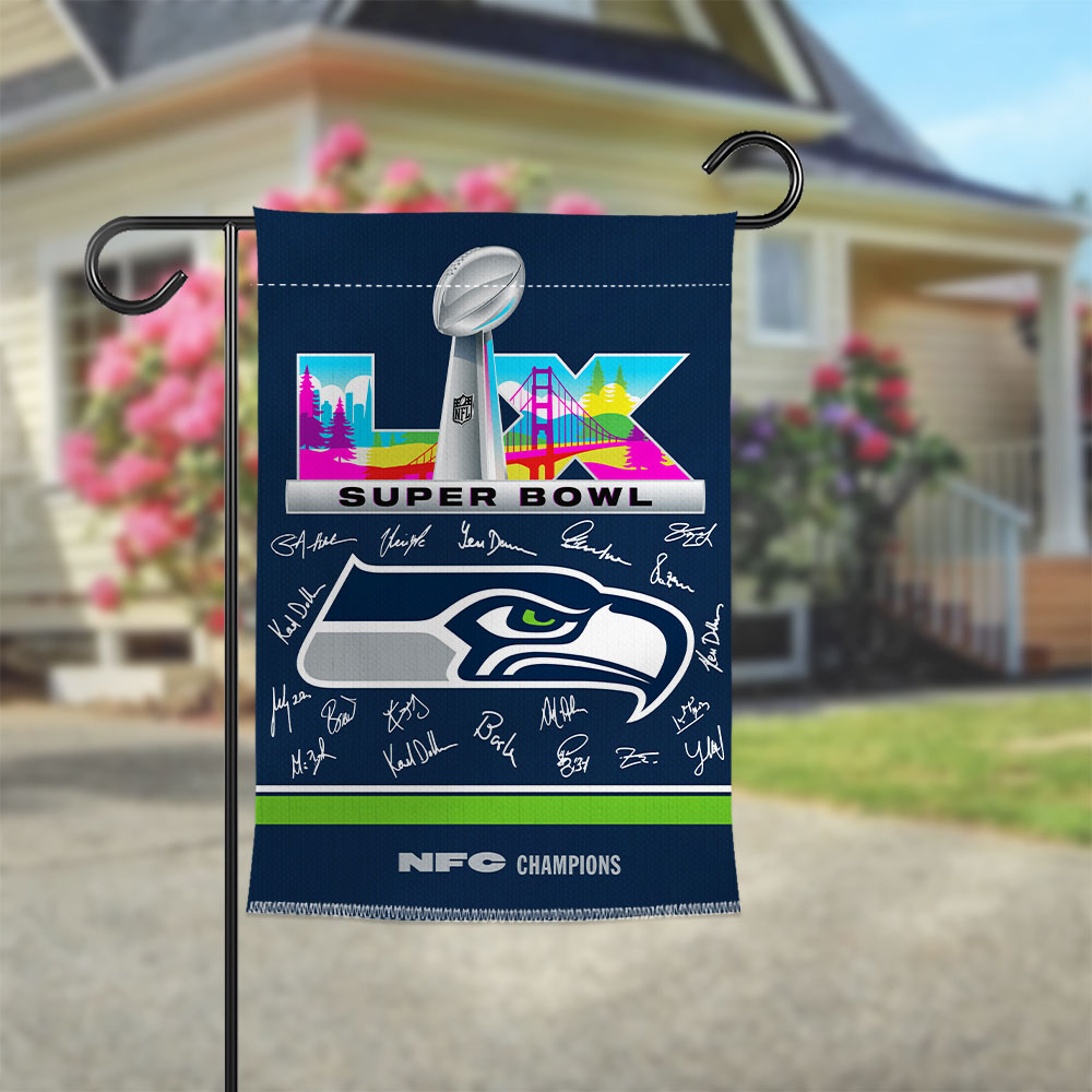 Seattle Seahawks Double-side Garden Flag – TMTHU3480