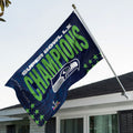 Seattle Seahawks Super Bowl LX Champions 3D Double-side House Flag – MAITM14811