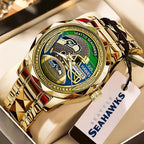 Seattle Seahawks Super Bowl LX Champions – Alloy Luxury Quartz Watch – MAITM14762