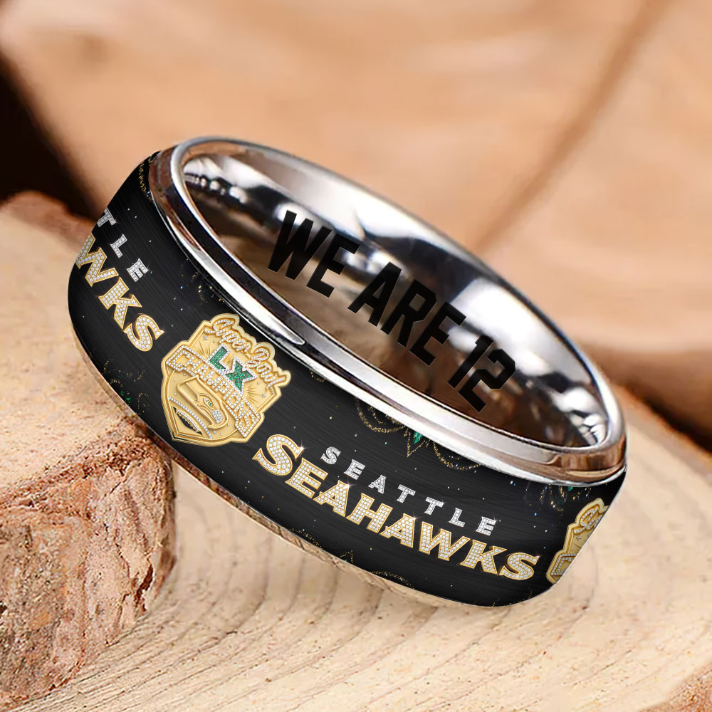 Seattle Seahawks Super Bowl LX Champions Custom Alloy Ring – GNE5943
