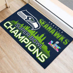 Seattle Seahawks Super Bowl LX Champions Custom Doormat – MAITM14858