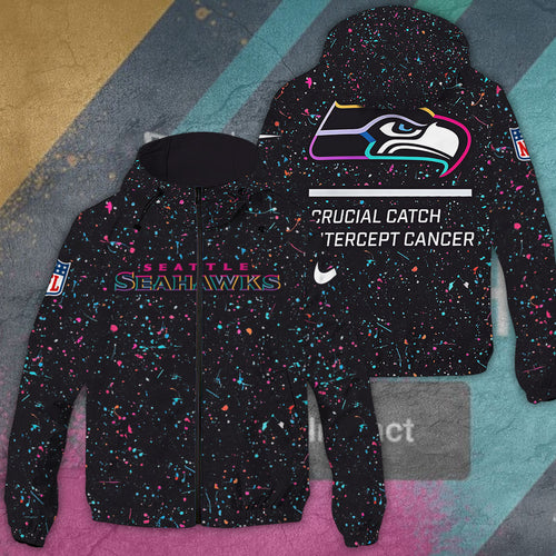 Seattle Seahawks 3D Windbreaker Jacket – TANTN15791