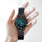Seattle Mariners Black Stainless Steel Watch – MAITM13447