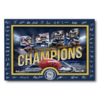 Seattle Seahawks 2025 NFC Champions Rectangle Canvas With Inner Frame – HOATT15904