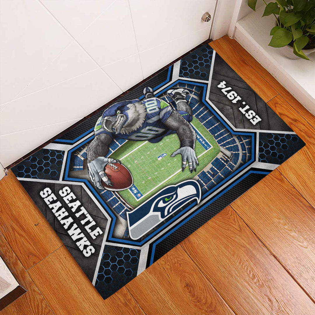 Seattle Seahawks Custom Doormat – HOATT12636