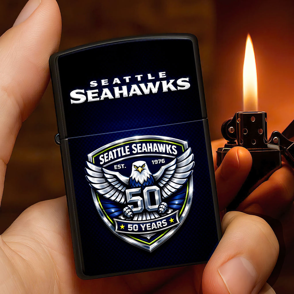 Seattle Seahawks Zippo Lighter Case (No Insert) – TMTHU3746