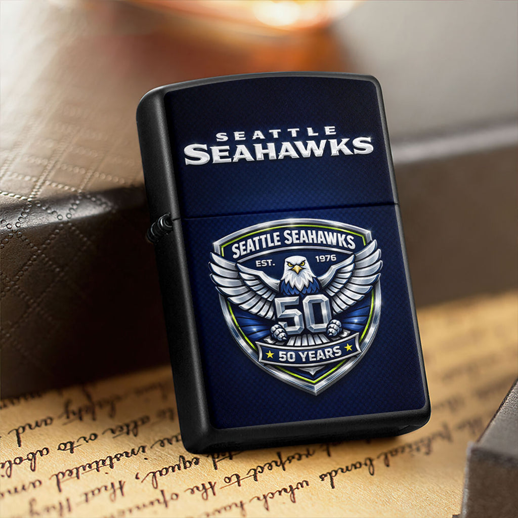 Seattle Seahawks Zippo Lighter Case (No Insert) – TMTHU3746