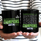 Seattle Seahawks 2025 Super Bowl LX Champions Ceramic Mug – GNE5341
