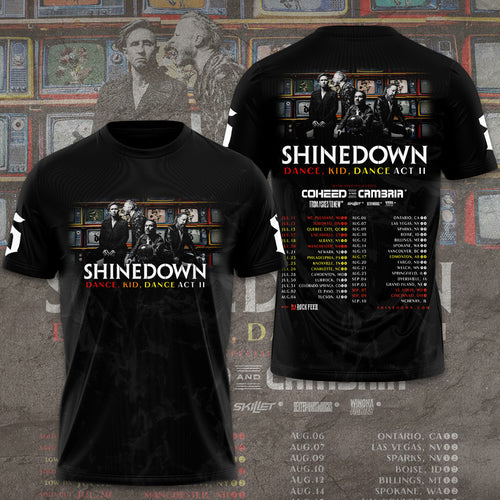 Shinedown 2026 World Tour 3D Apparel – GNE7901