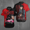 Elvis Presley Short Sleeve Button-Down Shirt – NGHIAVT 0024