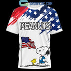 Snoopy Peanuts Salute To Service Thank You Veterans Shirt
