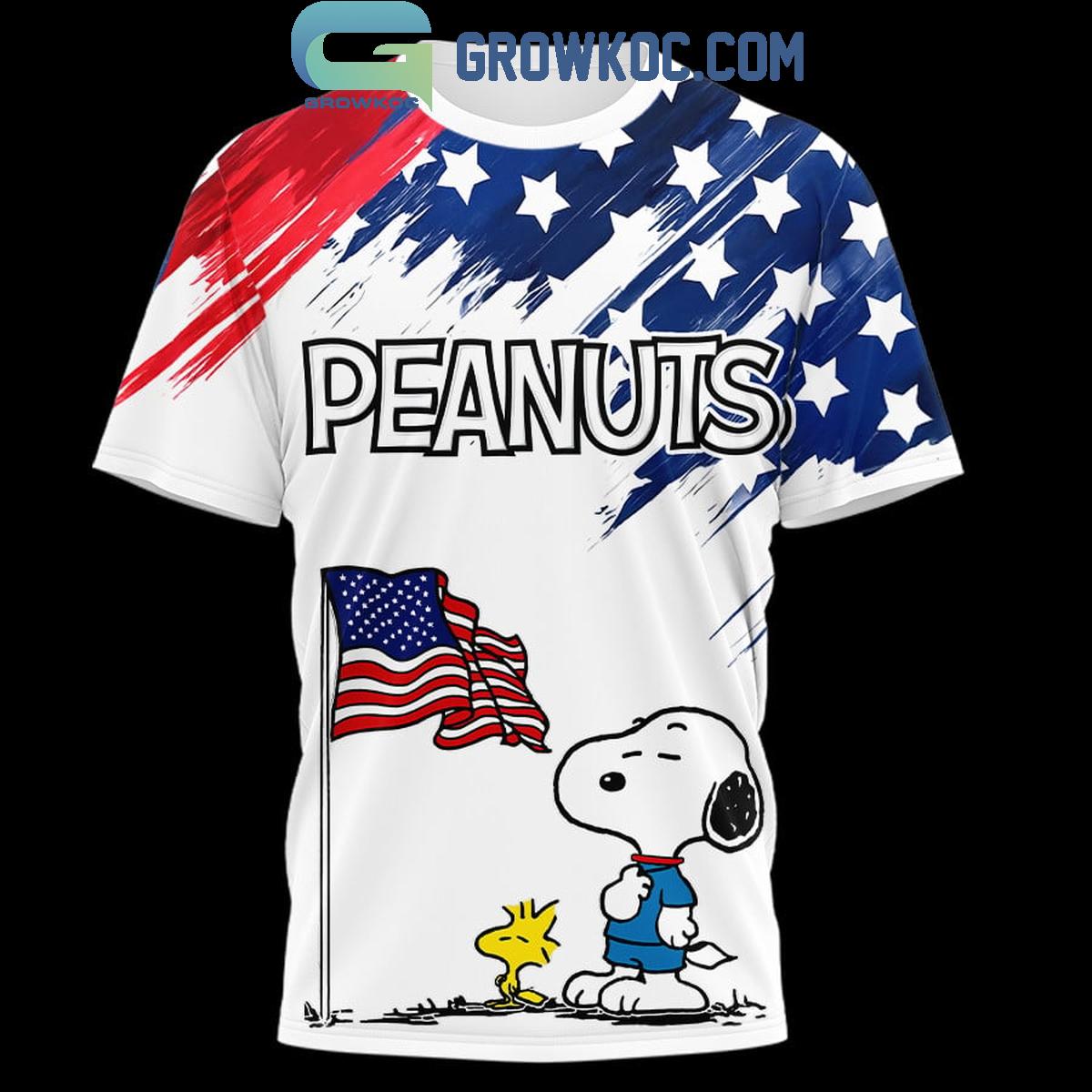 Snoopy Peanuts Salute To Service Thank You Veterans Shirt
