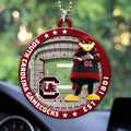 South Carolina Gamecocks Football Custom shape 2-sided Acrylic Car Ornament – HOATT13136