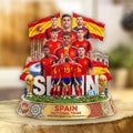 Spain National Team 2026 FIFA World Cup Champions Custom Shape Acrylic Plaque – TMTHU7724
