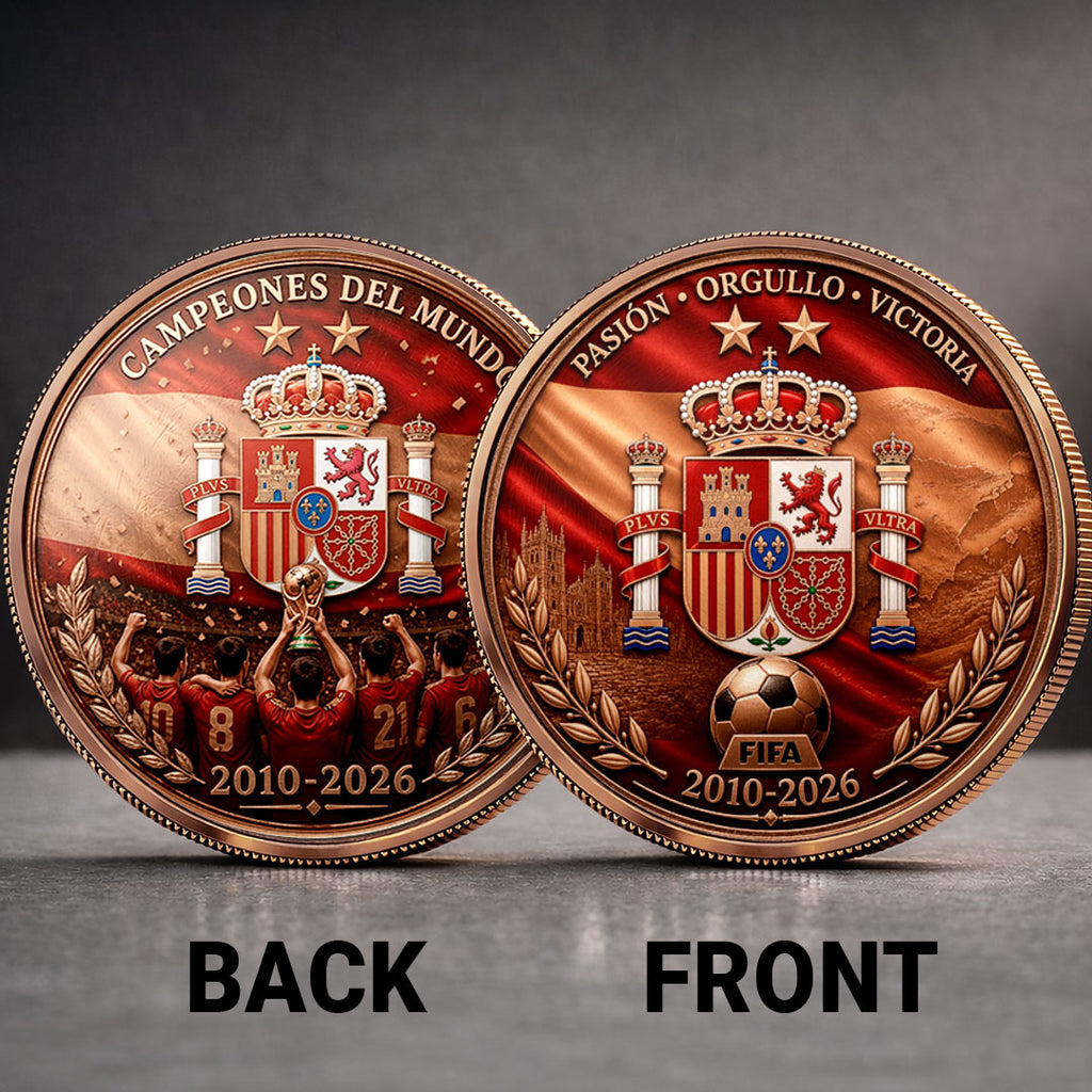 Spain National Team 2026 FIFA World Cup Champions Commemorative Coin – HOATT19768