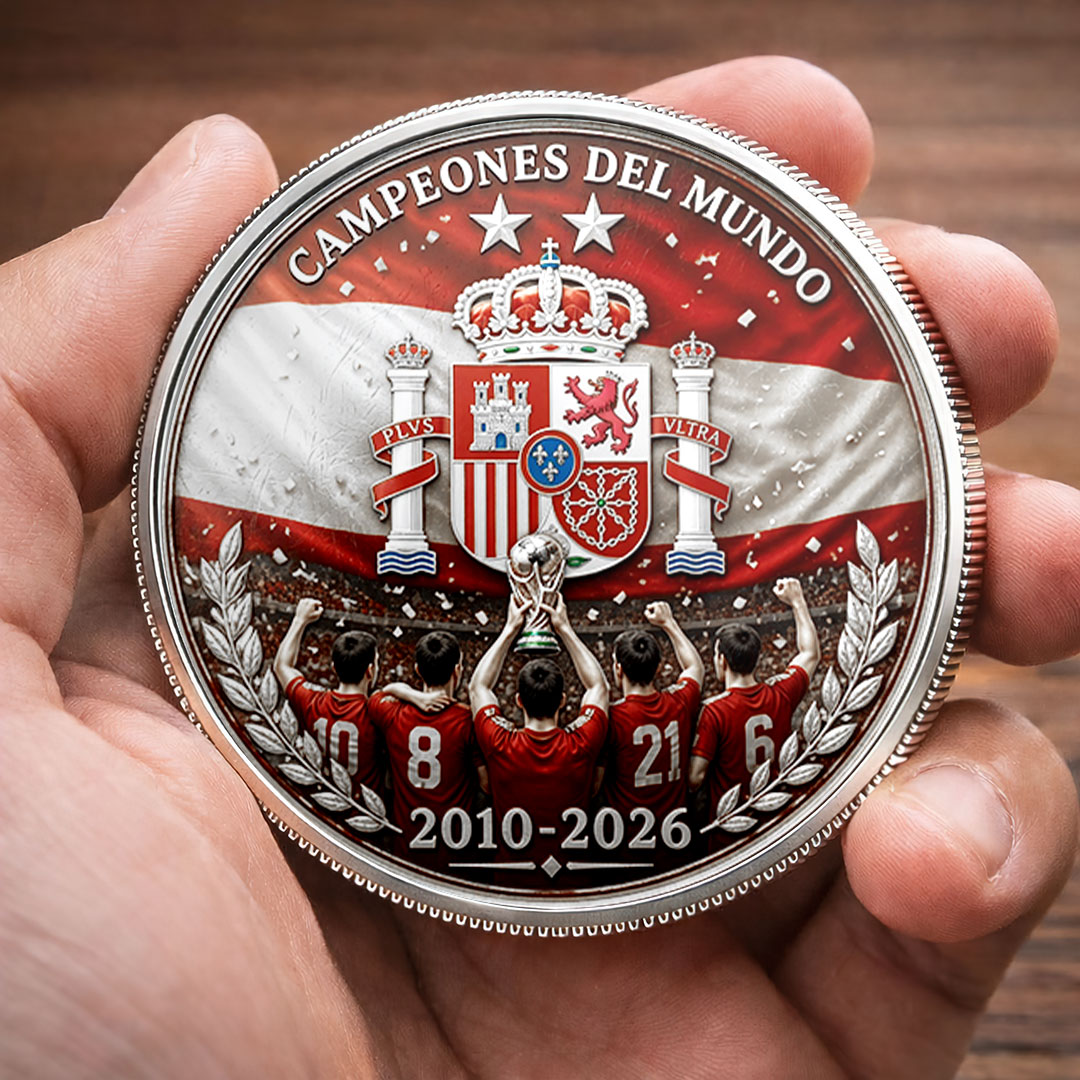 Spain National Team 2026 FIFA World Cup Champions Commemorative Coin – HOATT19768