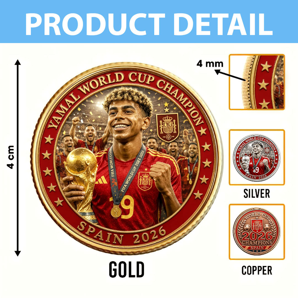 Spain National Team 2026 FIFA World Cup Champions Commemorative Coin – HOATT19770